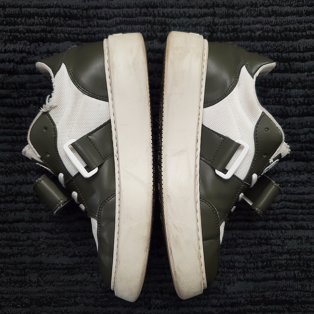 GANNI Size 38/8US Green/White
Sporty Mix Distressed Platform Low Top Sneakers - Picture 6 of 8